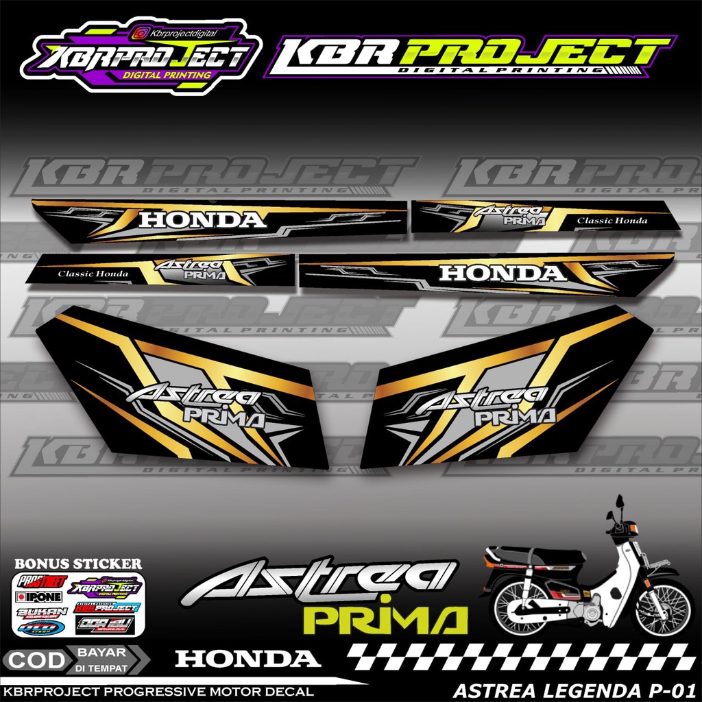 Jual Stiker Striping ASTREA PRIMA Lis Variasi Stiker Motor HONDA Desain ...