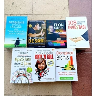 ( PROMO BUKU MURAH ORIGINAL ) BUKU BISNIS / 108 TANYA JAWAB TENTANG INVESTASI / BERBISNIS UNTUK MENANG ATAU TIDAK BERBISNIS SAMA SEKALI / PERUBAHAN BESAR / INVESTASI / PENGEMBANGAN DIRI / KARIR / PEMASARAN / MANAJEMEN