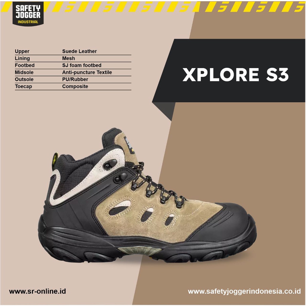 Jual SAFETY JOGGER TYPE XPLORE S3 Shopee Indonesia