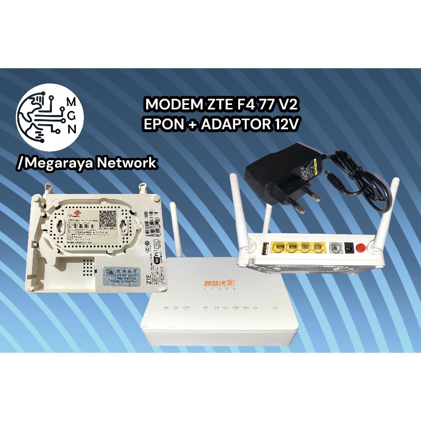 Jual Modem Zte F V Epon Onu Non Adaptor Foto Ada Adaptor Hanya Contoh Shopee Indonesia