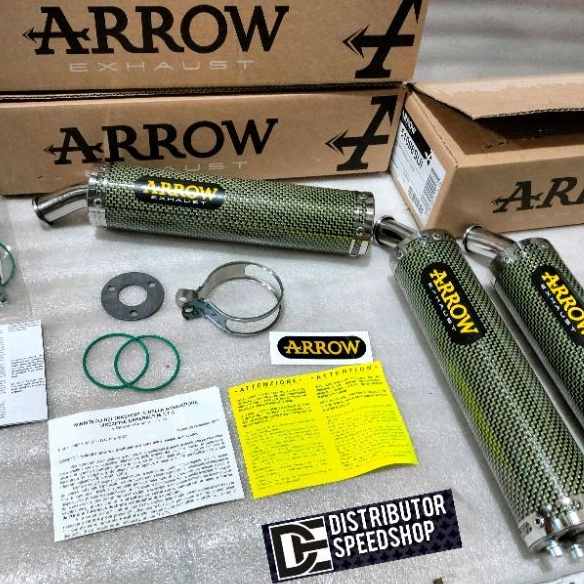 Jual Silincer ARROW Carbon karbon kevlar Original ITALIA model terbaru ...