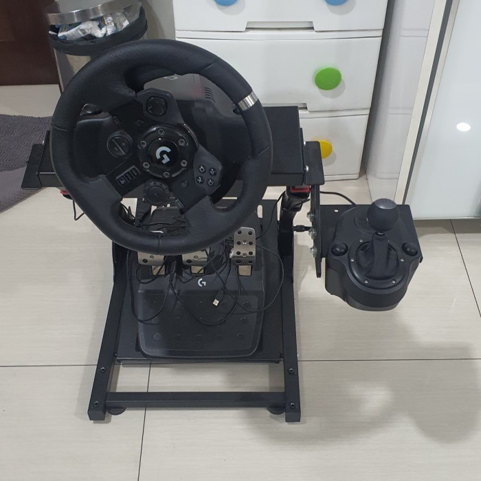 Jual steering wheel racing simulator logitech G923 G29 shifter complete