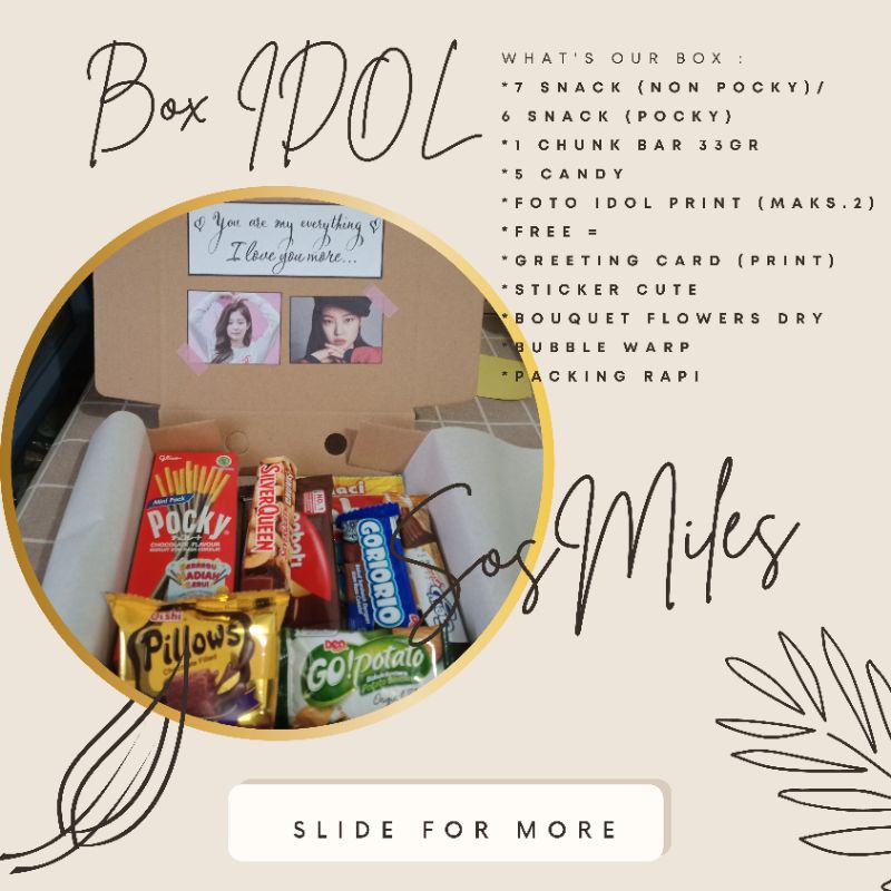 Jual (BOX IDOL) GIFT BOX || SNACK BOX WITH IDOL/BIAS | Shopee Indonesia