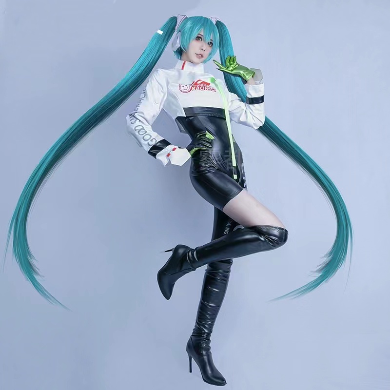 Jual Anime Miku Cosplay Costume Japan Midi Dress Female Outfits ...