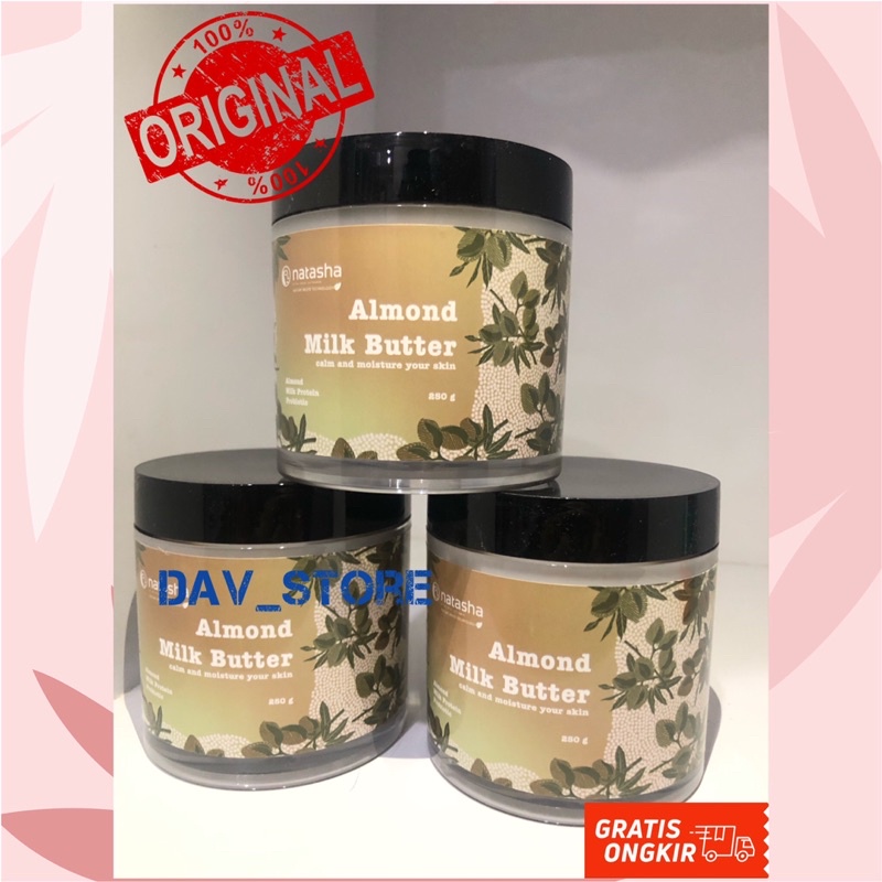 Jual ALMOND MILK BUTTER / NATASHA / BUTTER / 250gram Shopee Indonesia