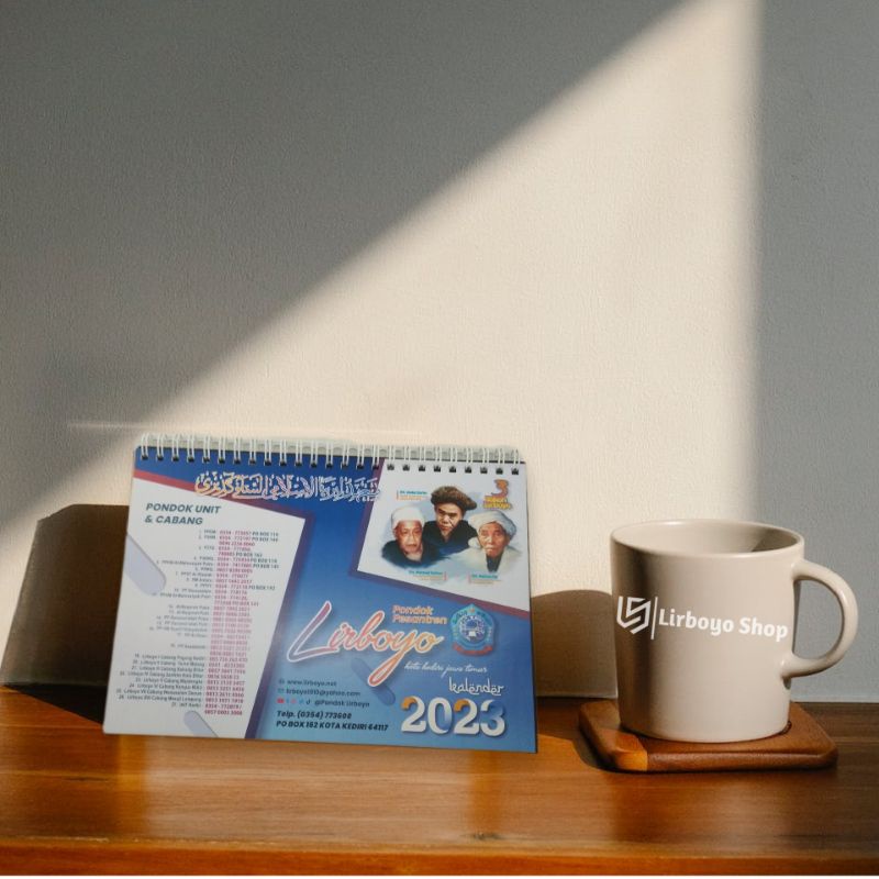 Jual KALENDER DUDUK / KALENDER MEJA Pondok Pesantren Lirboyo 2023