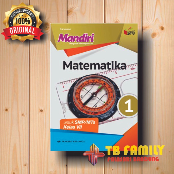 Jual BUKU MANDIRI MATEMATIKA SMP KELAS 7 PENERBIT ERLANGGA | Shopee ...