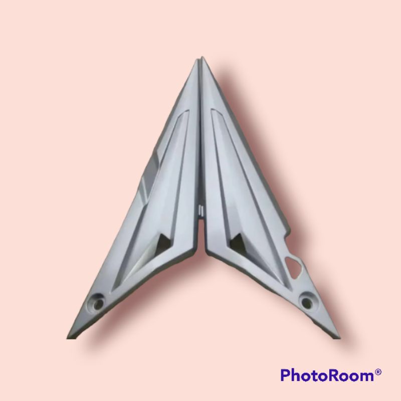 Jual Cover side sambungan body box aki Jupiter MX lama old 135 silver