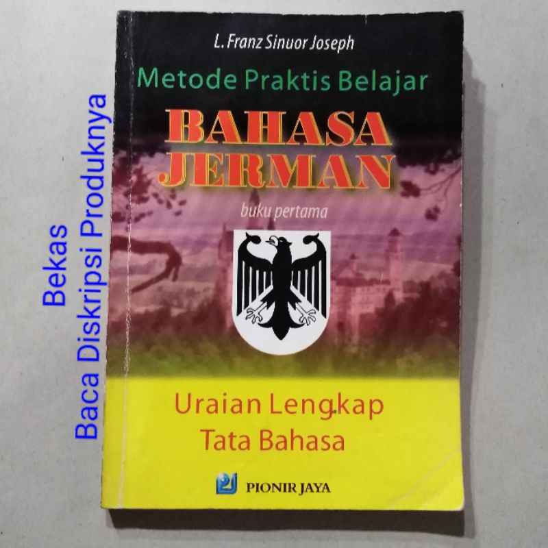 Jual Buku Pertama Metode Praktis Belajar Bahasa Jerman Uraian Lengkap ...