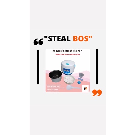 Jual magicom sogo 1liter/rice cooker sogo 1 liter (SG-108) | Shopee ...