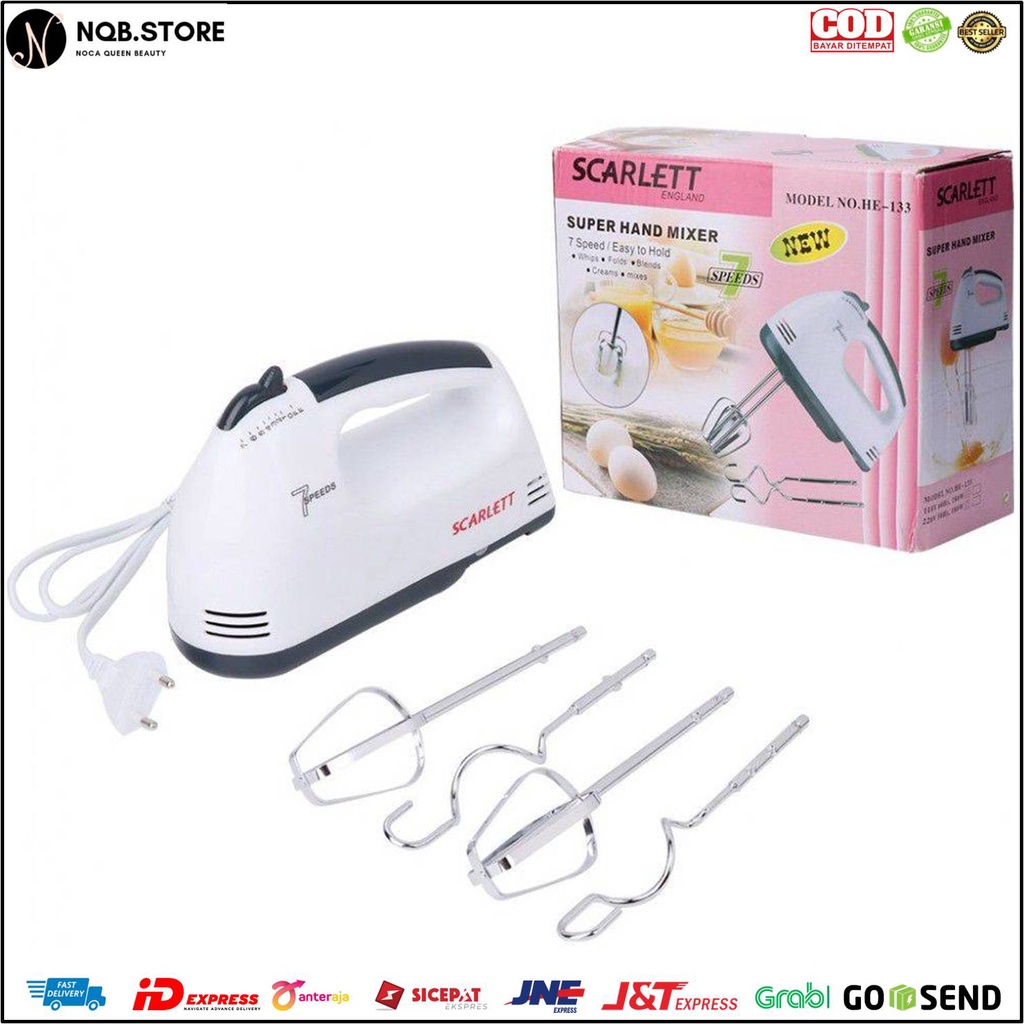 Jual Nqb Super Hand Mixer Elektrik Scarlett Sqrs Kocokan Telur