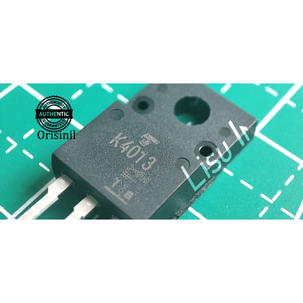 Jual 2SK4013 K4013 800V 6A N-Channel MOSFet TO-220F Toshiba Original ...