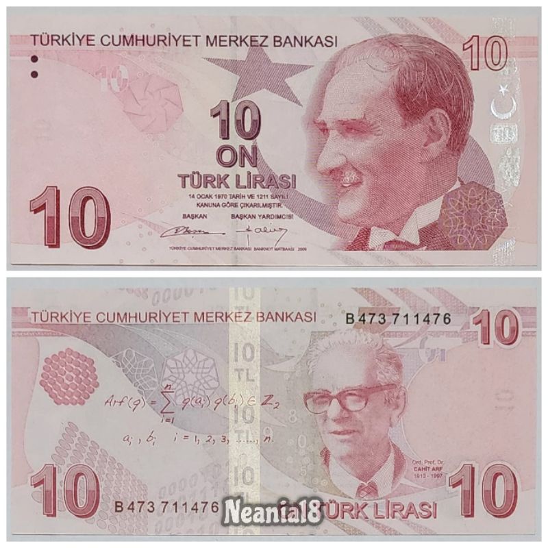 Jual Koleksi Lira Turki Pecahan 10 Lira | Shopee Indonesia