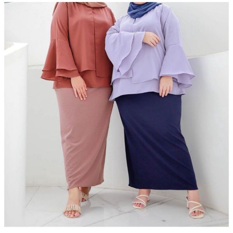 Jual ROK SPAN SCUBA JUMBO XXL TANPA BELAHAN / ROK SPAN SUPER JUMBO BB ...