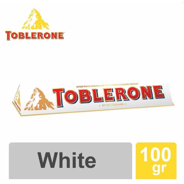 Jual toblerone bar white chocolate 100gram - Jakarta Barat -  Tokomakanankalimantan