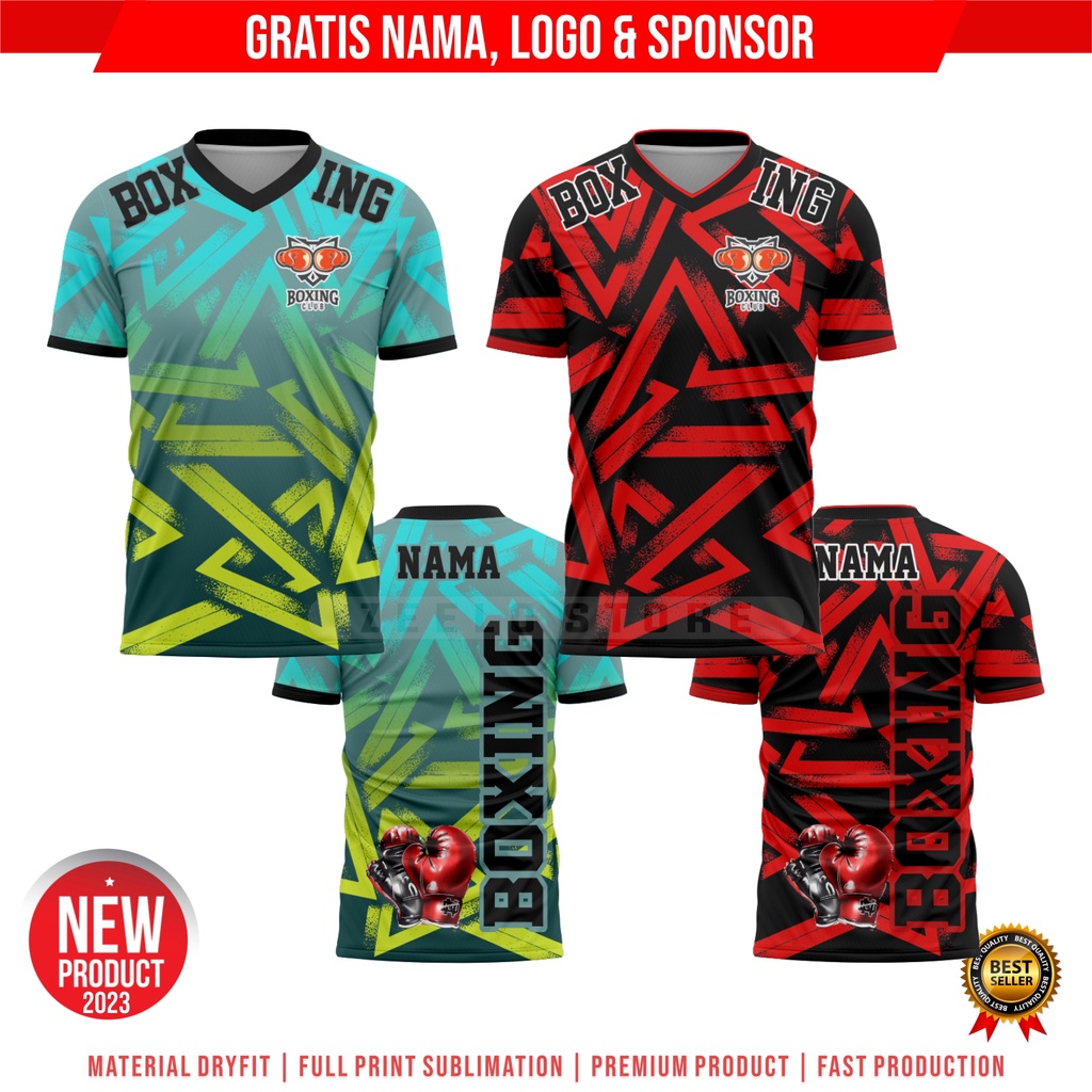 Jual Jersey Boxing Rush Full Printing Free Nickname Shopee Indonesia