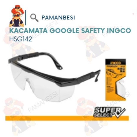 Jual Kacamata Goggle Safety Kerja Bening Proyek Safety Goggles Hsg Gogle Shopee Indonesia