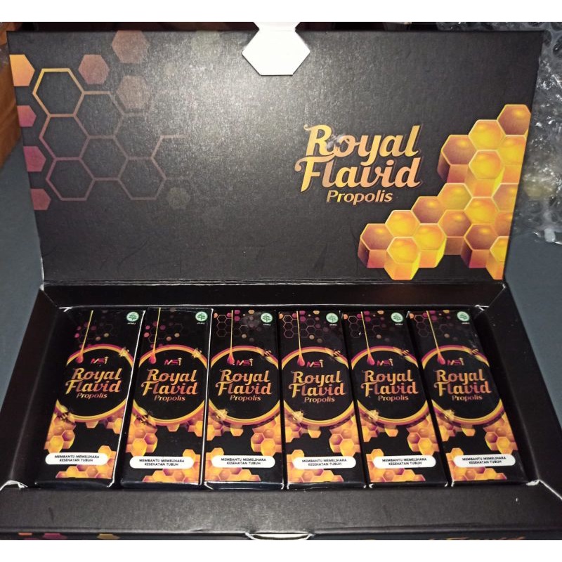 Jual 1 BOX Royal Flavid Propolis Isi 6 Botol 1 Kotak Pengganti El Prima ...
