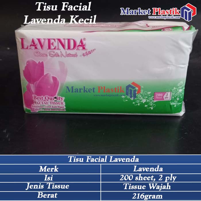 Tissue Facial Lavenda Kecil / Tissue Muka