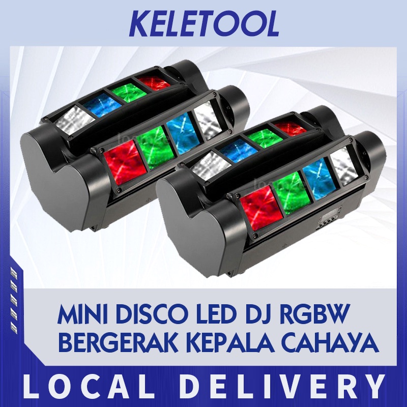 Jual spider light Bar balok bergerak portabel LED Spider RGBW balok LED ...