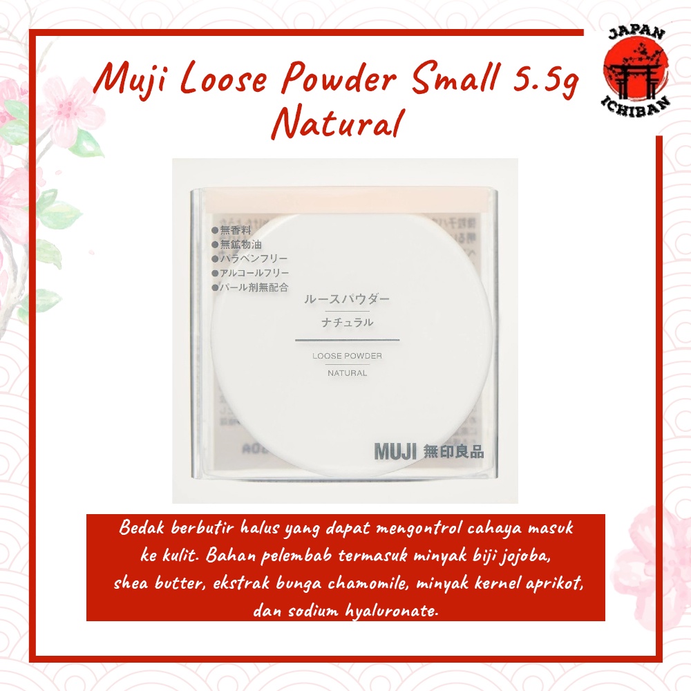 Jual Muji Loose Powder Small 5.5g Bedak Wajah Muji Original Japan ...
