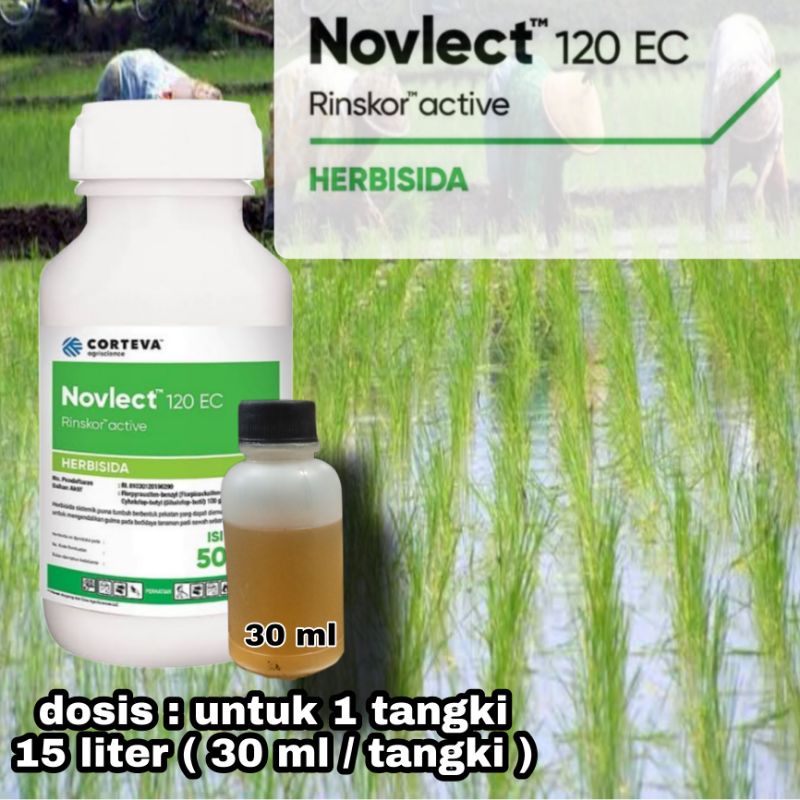 Jual Novlect 120 Ec / Novlek / Herbisida Untuk Rumput Pada Padi ...