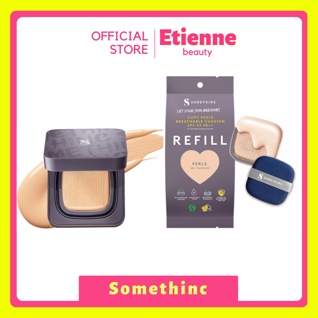 Jual SOMETHINC COPY PASTE Breathable Mesh Cushion SPF 33 PA+++ - Glow ...