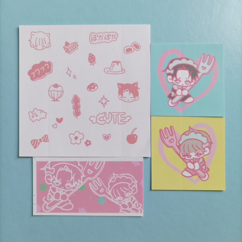 Jual Sticker Set Okkotsu Yuuta and Inumaki Toge Jujutsu Kaisen by ma0du ...