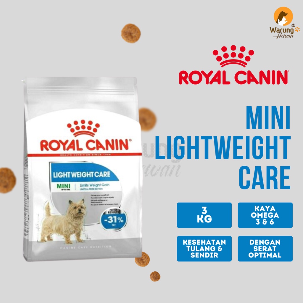 Jual Royal Canin Mini Light Weight Care 3 Kg | Shopee Indonesia