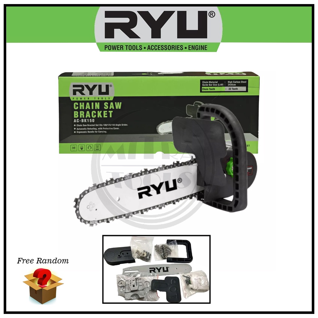 Jual RYU AC-BK150 Adaptor ChainSaw Elektrik Grinder Konverter Mesin ...