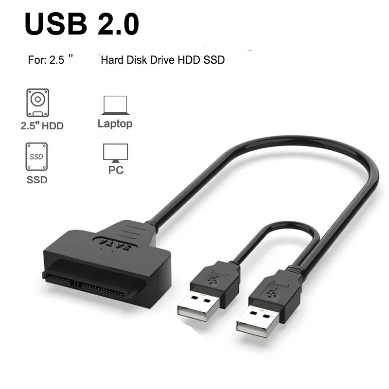 Kabel SATA to USB HDD SSD Inch Adapter HDD SSD Internal To External  LAPTOP PC