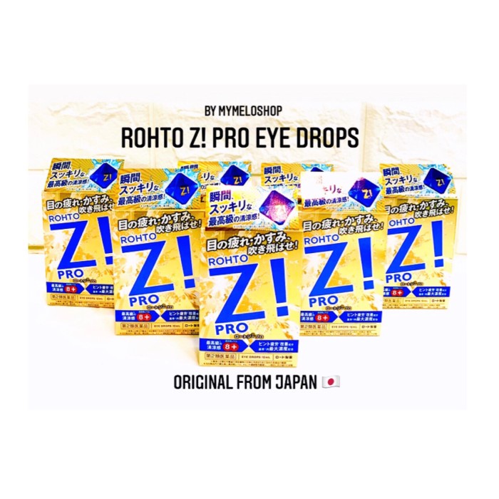 Jual Rohto Z! Pro Eye Drops Cool Obat Tetes Mata 12Ml, Ori Japan