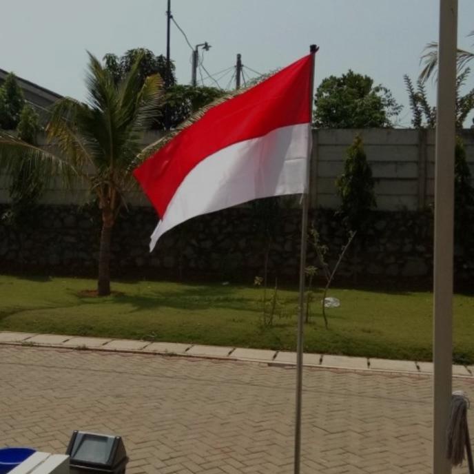 Jual Tiang Bendera Merah Putih Indonesia Galvanis Anti Karat 3meter ...