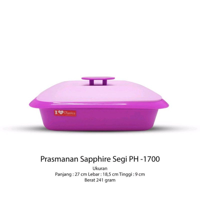 Jual Prasmanan Sapphire Plastik Wadah Lauk Tempat Saji | Shopee Indonesia