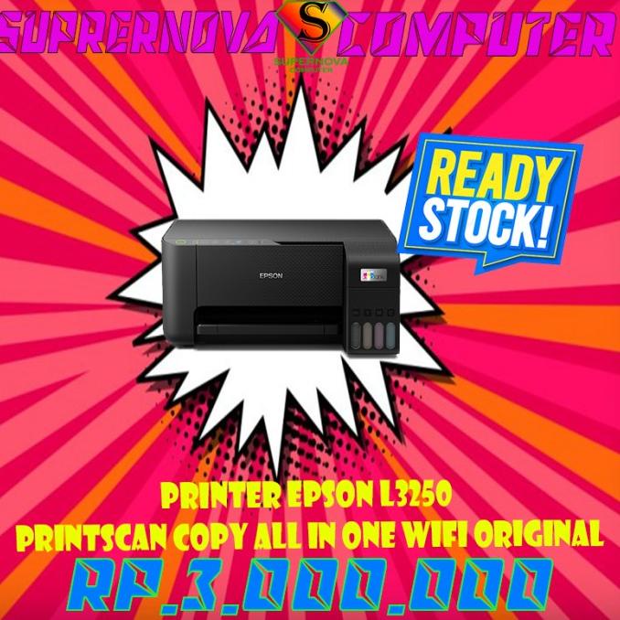 Jual Printer Epson L3250 PrintScan Copy All In One Wifi Original