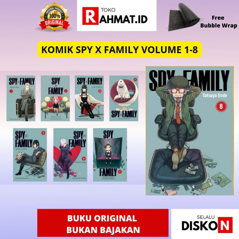 Jual SIAP KIRIM KOMIK SPY X FAMILY VOL VOLUME 1 2 3 4 5 6 7 KARYA