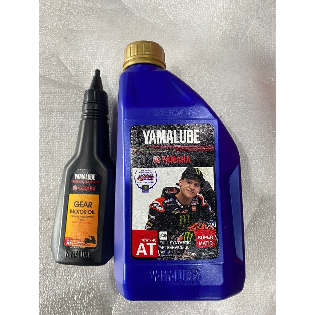 Jual Yamaha Yamalube Engine Oil Super Matic 1000ml+Yamaha Yamalube Gear