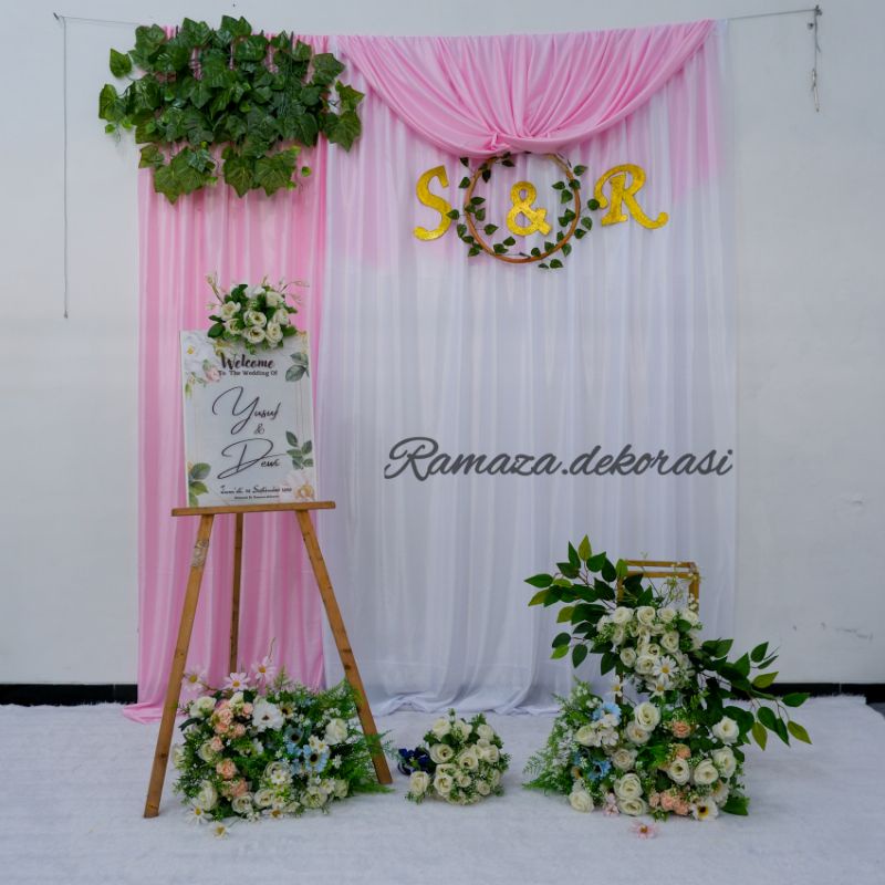 Jual Paket Backdrop Hemat Daun Anggur Pcs Variasi Sisi Layer