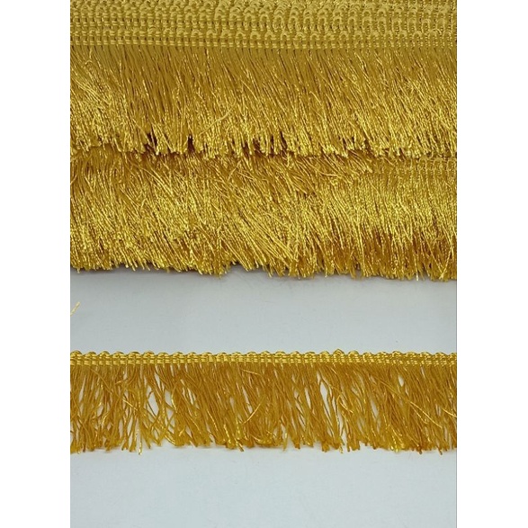 Jual RENDA RUMBAI SATIN 5CM ( ISI:-/+15METER ) | Shopee Indonesia
