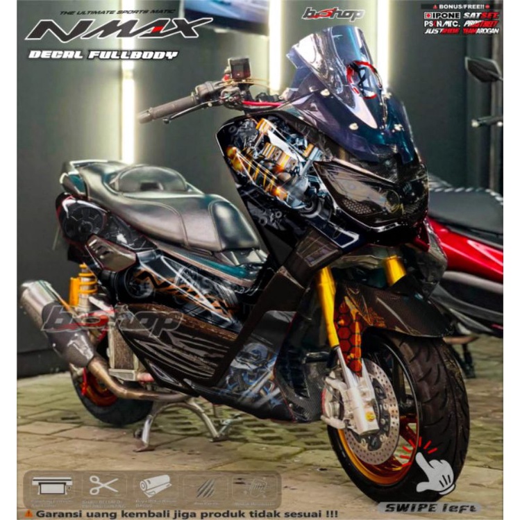 Jual Stiker Decal Full Body Yamaha Nmax Motif Terbaru Dan Keren Shopee Indonesia