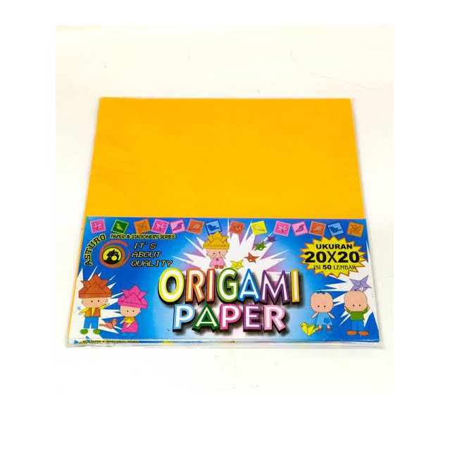 Jual Kertas Lipat Kertas Origami Asturo X Kerajinan Warna Satu