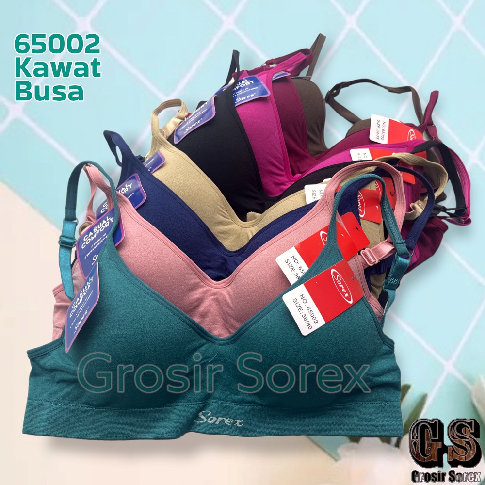 Jual Bra Sport Casual Comfort Sorex 65001 - Hitam, 36 - Jakarta