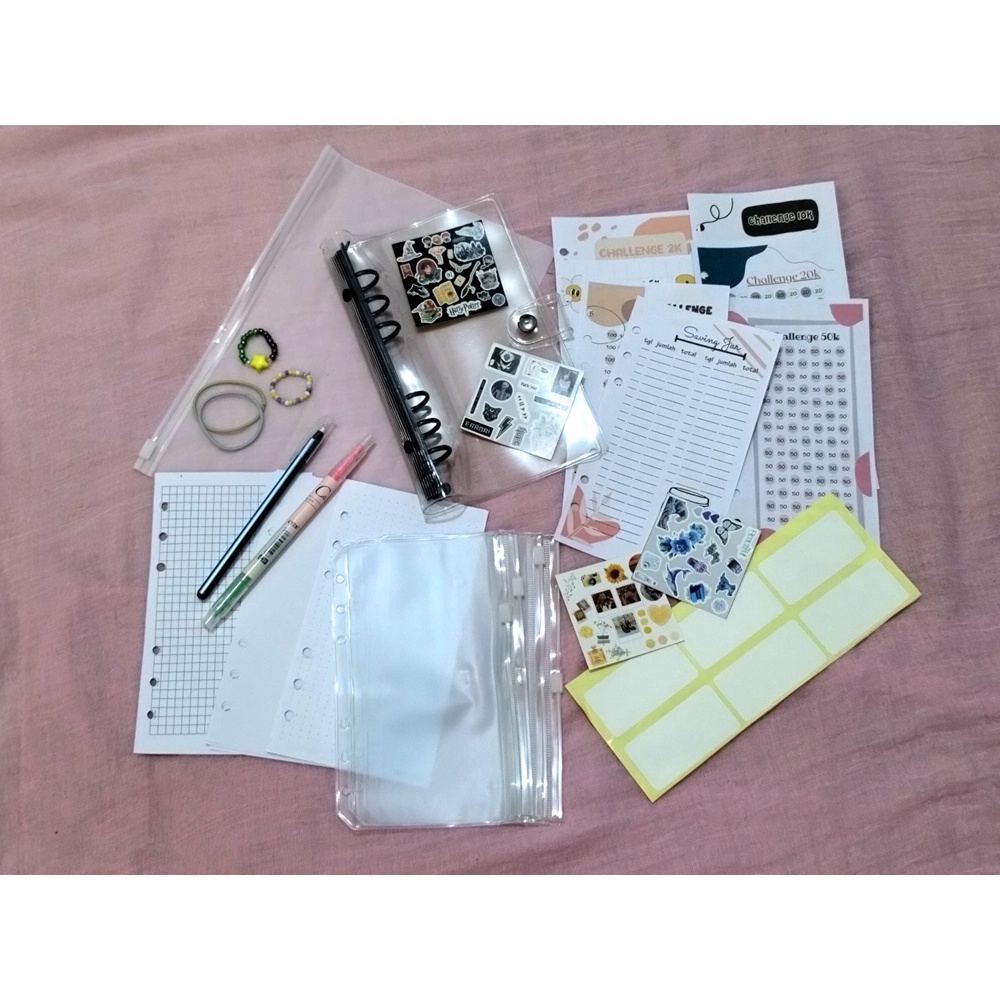 Jual Paket Binder Nabung A Ring Lengkap Murah Shopee Indonesia