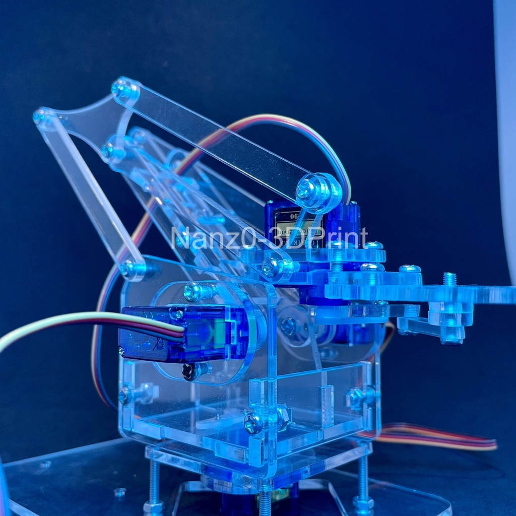 Jual Kit Arm Robot 4DOF Lengan Gripper RC + Servo Arduino SG90 Akrilik ...
