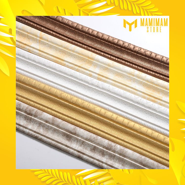 Jual Wallpaper Border List Foam 3D 230cm tebal 8mm List Dinding Border