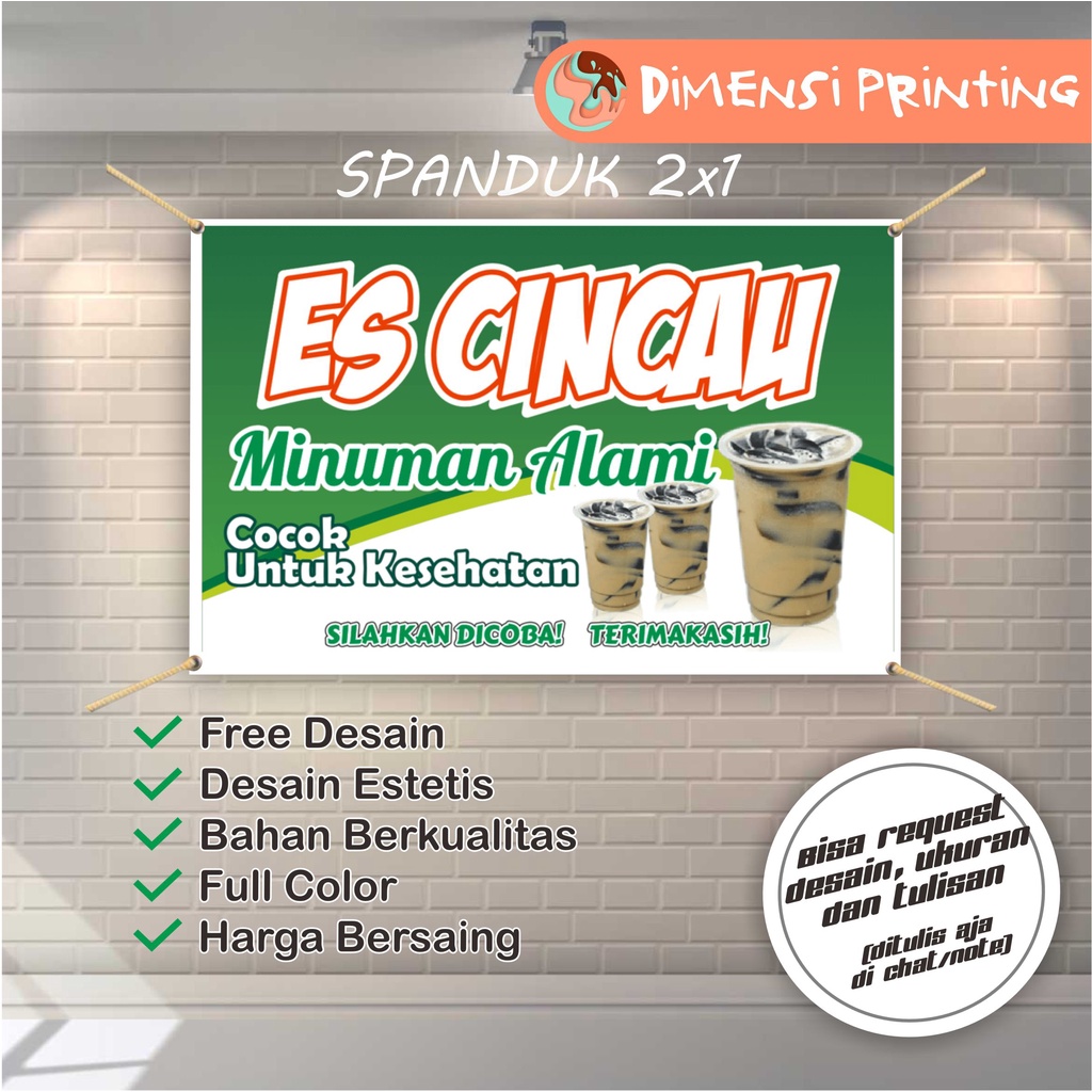 Jual spanduk jualan / spanduk jualan es cincau murah | Shopee Indonesia