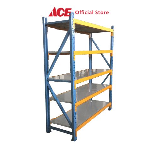 Jual Ace Krisbow 180X70X250 cm Rak Besi 5 Tingkat Heavy Duty Kuning