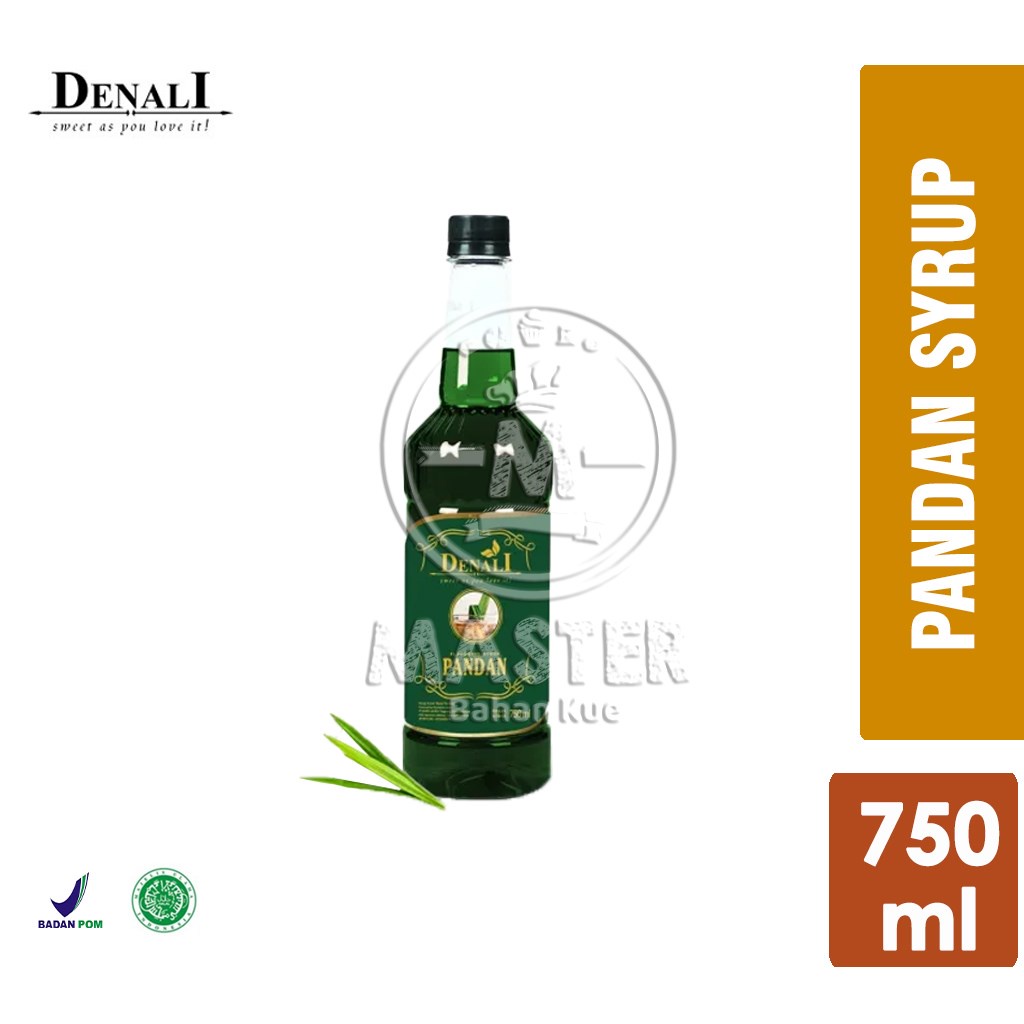 Jual Syrup Pandan Denali Sirup Pandan Botol Plastik 750ml Shopee