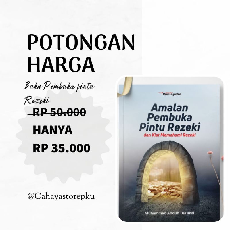 Jual Buku Amalan Pembuka Pintu Rezeki Shopee Indonesia 9633