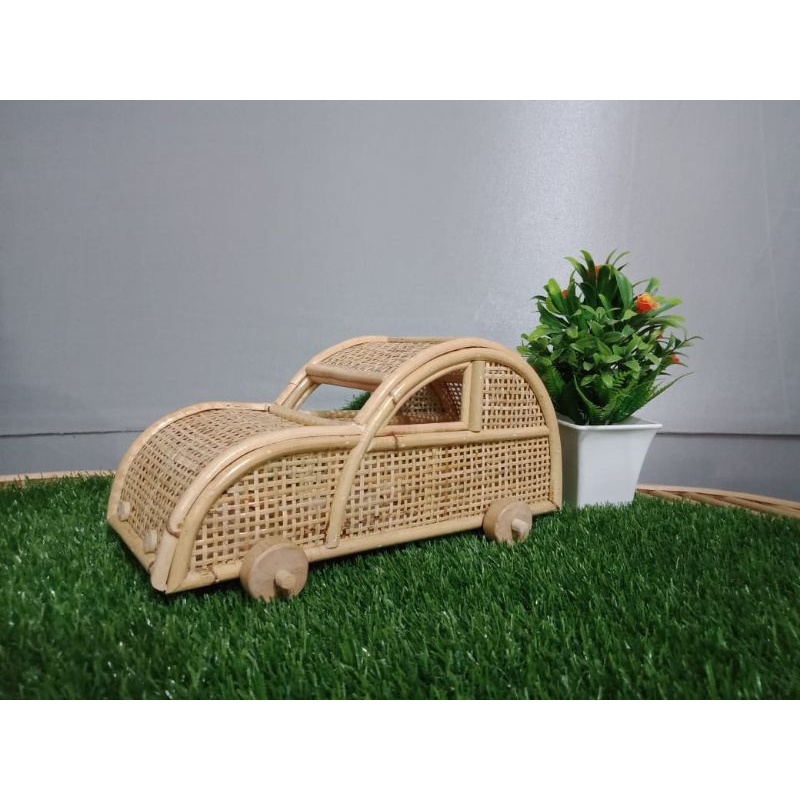 Jual mainan rotan mobil kodok/roda mobil bisa jalan | Shopee Indonesia